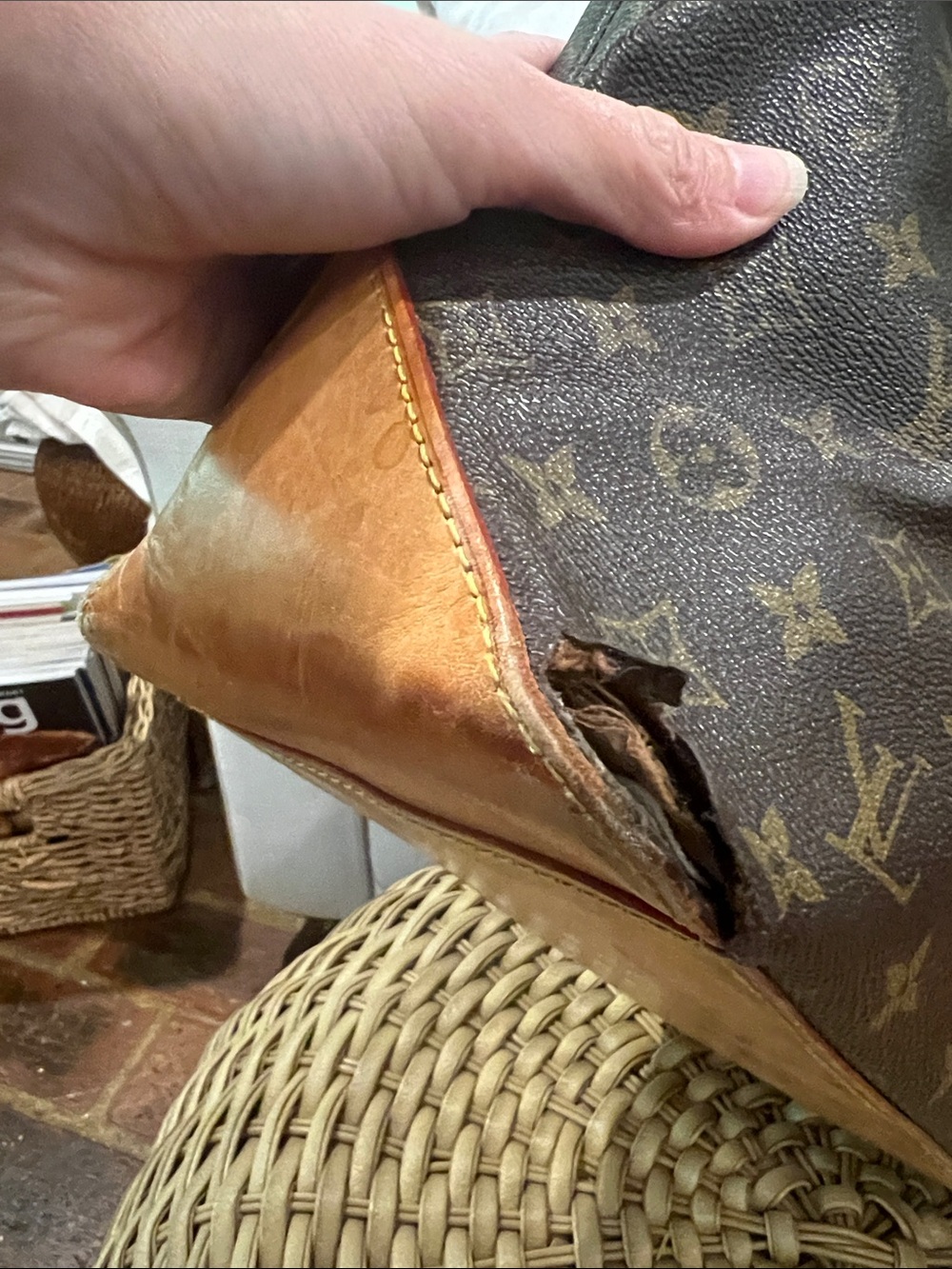 Louis Vuitton Cabas Mezzo Monogram Shoulder Tote - Picture 10 of 16